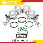Pistons W/ Rings Fit 88-89 Toyota Corolla Gts Geo 1.6L 4AGE. Fixed Price $169.95.
