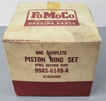 New 1939-1941 Ford 239 100 Hp 95 Flathead V8 Piston Ring Set 99AS-6149-A Std. Fixed Price $59.99.