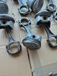 Standard Bore Engine Pistons & Rods Set Of Low Miles Gm 396 Big Block 1968. Fixed Price $300.00.