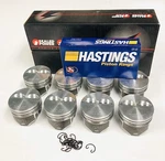 Speed Pro Hypereutectic 2VR Flat Top Pistons SET/8+CAST Rings Chevy Sb 327 030. Fixed Price $390.07.