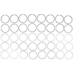 41859CP.040 Engine Piston Ring Set For Mahle. Fixed Price $101.25.