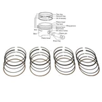 Piston Ring Set 82.5MM Fit For Vw Jetta Golf Passat Audi Seat Skoda 06A198151C. Fixed Price $30.13.