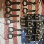 428 Cobra Jet Connecting Rods Pistons Standard Bore. Fixed Price $1400.00.