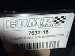 Comp Cams Magnum Pushrods Set Of 5/16" Dia Ball 7.350" 7637-16 New. Fixed Price $135.00.
