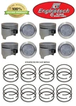 Oldsmobile 455 V8 Enginetech Pistons With Cast Rings 1970 - 1976. Fixed Price $455.29.
