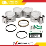 Pistons W/ Rings Fit 99-05 Kia Optima Hyundai Sonata Santa Fe 2.4L G4JS. Fixed Price $129.95.