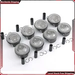 8X Pistons & Rings Set Mahle For Porsche Cayenne Panamera Turbo 4.8T 955 957 970. Fixed Price $503.63.