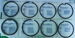 Nos Oem Ford Partial Piston Ring Set D6HZ-6148-B 1976 Granada 302 351 (394*). Fixed Price $19.95.