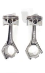 2016 Jaguar Xj Oem Pair 3.0L Pistons With Rod. Fixed Price $120.00.