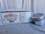 Silv-o-lite 6-3445.030 Pistons Gm Chevy 350 5.7L, V6/V8 262 4.3L 1985-09 Nos. Fixed Price $124.99.