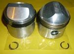 Original Triumph Piston Assy T100T T100R 1966 70-6884/AE/STD Set (pair). Fixed Price $160.48.