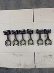 1996-1999 Bmw M52 2.8L 6-CYLINDER E36 E39 Piston Connecting Rod Set Of Oem. Fixed Price $175.00.