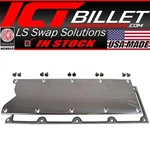 Ict Billet Gen 3 Valley Pan Cover With Gasket Plate Lsx LS1. Fixed Price $74.99.