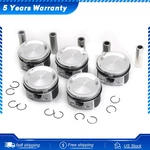 5X Pistons & Rings Set 83MM For 2.5L Volvo C30 S40 V50 S60 XC90 V70 S80 XC70. Fixed Price $172.97.