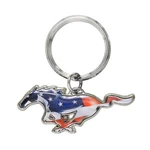 Ford Mustang Usa Flag Metal Key Chain Charm. Fixed Price $20.99.