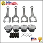 Pistons & Rings Connecting Rods 23MM Set For 2.0 Tfsi Audi Volkswagen 09-15. Fixed Price $116.00.