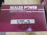 Engine Rings Sealed Power E259K40 For 6 Pistons Only Nos (2B1-1). Fixed Price $35.00.