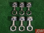 Toyota 1JZGTE Pistons & Connecting Rods / 1JZ-GTE 13101-88400 13201-46030. Fixed Price $600.00.