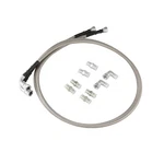 Braided Transmission Cooler Hose Lines Fittings TH350 700R4 TH400 52" -new Us. Fixed Price $33.49.