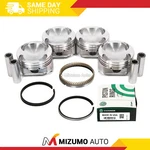Pistons W/ Rings Fit Mazda 626 Protege Ford Probe Fs 2.0L. Fixed Price $99.95.