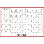 Enginetech Piston Ring Set M43628-020; 4.380" Bore. Fixed Price $98.74.