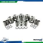 Dnj P1166A Standard Size Complete Piston Set For 05-09 Dodge 5.9L Ohv. Fixed Price $866.39.