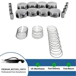 Pistons With Rings Set For 99-07 Chrysler/dodge/jeep/mitsubishi 4.7L Sohc V8 16V. Fixed Price $110.39.