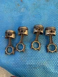 Saab 900C Hepolite Pistons, Connecting Rods. See Description For Specs. 2 Left. Fixed Price $77.77.