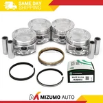 Pistons W/ Rings Fit Honda Civic Si Ex Crx 1.6L D16A6 Sohc. Fixed Price $99.95.