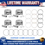 Oversize +0.5MM Engine Pistons & Rings Set For 23410-2G400 Hyundai Kia G4KH 2.0T. Fixed Price $93.96.