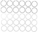 Mahle 41873CP Engine Piston Ring Set. Fixed Price $81.99.