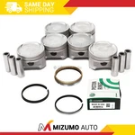 Pistons W/ Rings Fit 91-99 Dodge Mitsubishi Turbo 3.0L Dohc 6G72T VR4. Fixed Price $432.95.