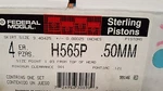 Federal Mogul H565P .50MM Hypereutectic Piston Set 2.0L 121 Gm 87-91 Nos. Fixed Price $25.00.