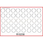 Enginetech Rings R10258-STD; In. Bore, 5/64, 3/16 For Sbc, Shallow Oil. Fixed Price $57.51.