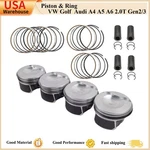 Engine Piston & Ring Assembly 23MM For Vw Golf Jetta Audi A4 A5 A6 2.0T GEN2/3. Fixed Price $89.00.