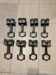 1997 Chevy Silverado 5.7 Vortec Factory Pistons & Connecting Rods, All 8. Fixed Price $300.00.