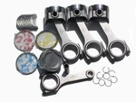 Honda Civic Turbo Pistons Forged Eagle Rods Rings Sir D16Z6 D16Y8 Zc. Fixed Price $579.95.