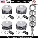 Std Piston Rings &connecting Rod 23MM For Audi Q5 A5 A4 A3 Q3 Vw Jetta 2.0T. Fixed Price $169.95.