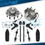2WD 10PC Front Wheel Bearing & Hub Sway Bar Tie Rod For 2003-2005 Ram 2500 3500. Fixed Price $207.96.