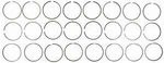 Premiumium Piston Rings Mahle Original 41718. Fixed Price $281.54.