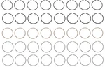 Enginetech R41208 Cast Piston Rings For Gm/pontiac 67-78 6.6L 67-69 7.0L V8. Fixed Price $68.35.