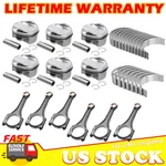 Std Connecting Rods & Pistons Main Bearing For Audi Vw A6 A7 A8 Q5 Q7 3.0T. Fixed Price $299.99.