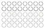 Enginetech Piston Ring Set For .040IN 1.00MM Oversize. Fixed Price $78.99.