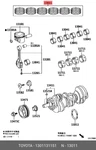 Genuine Oe Ring Set Piston 1301131151 For Toyota 13011-31151. Fixed Price $209.23.