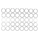 For Chevy Camaro 1969-1973 Mahle 50076CP.020 Piston Ring Set W/o Coating. Fixed Price $58.47.