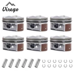 For Jaguar Land Rover Oversized +0.50MM Piston With Rings 6PCS AJ126 3.0L V6 S/c. Fixed Price $169.99.