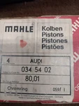 1974-1992 Vw Volkswagen Piston Set W/RINGS-049107081AF Mahle 0345402 Germany. Fixed Price $224.99.