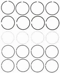 Premiumium Piston Rings Mahle Original 41618. Fixed Price $73.58.