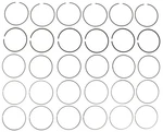 Mahle 42292CP Engine Piston Ring Set. Fixed Price $121.35.