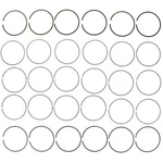 42239CP Engine Piston Ring Set For Mahle. Fixed Price $90.22.